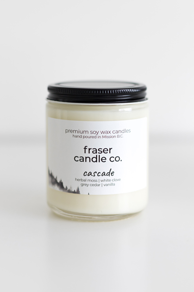 Premium soy wax candles available in Abbotsford BC
